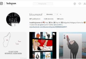 Compte instagram de bloumorof